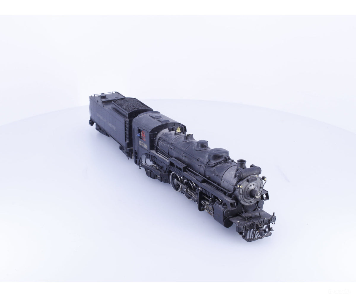 Samhongsa 5318 HO Brass 2-8-2 Steam Locomotive Canadian Pacific (CP) 5318 Analog DC - Locomotives