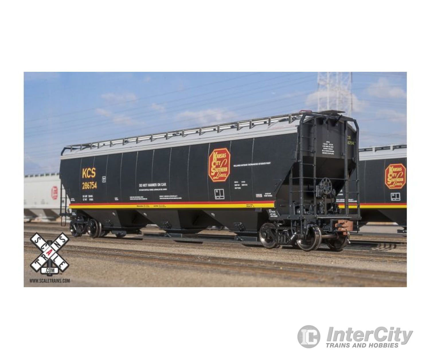 Scale Trains Sxt30441 Rivet Counter Ho Gunderson 5188 Covered Hopper Kansas City Southern/Belle