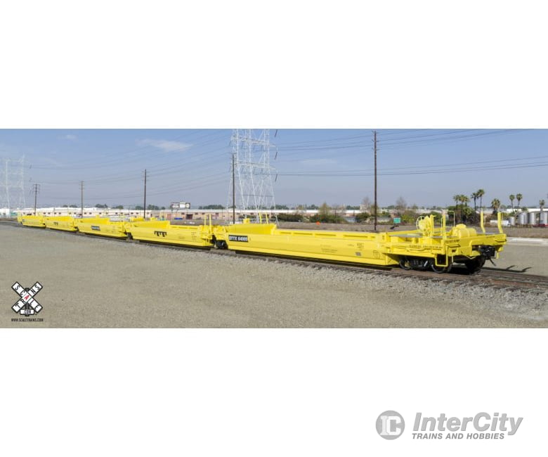 Scale Trains Sxt31807 Rivet Counter Ho Pullman-Standard Trinity Backpacker Well Car Set (5) Trailer