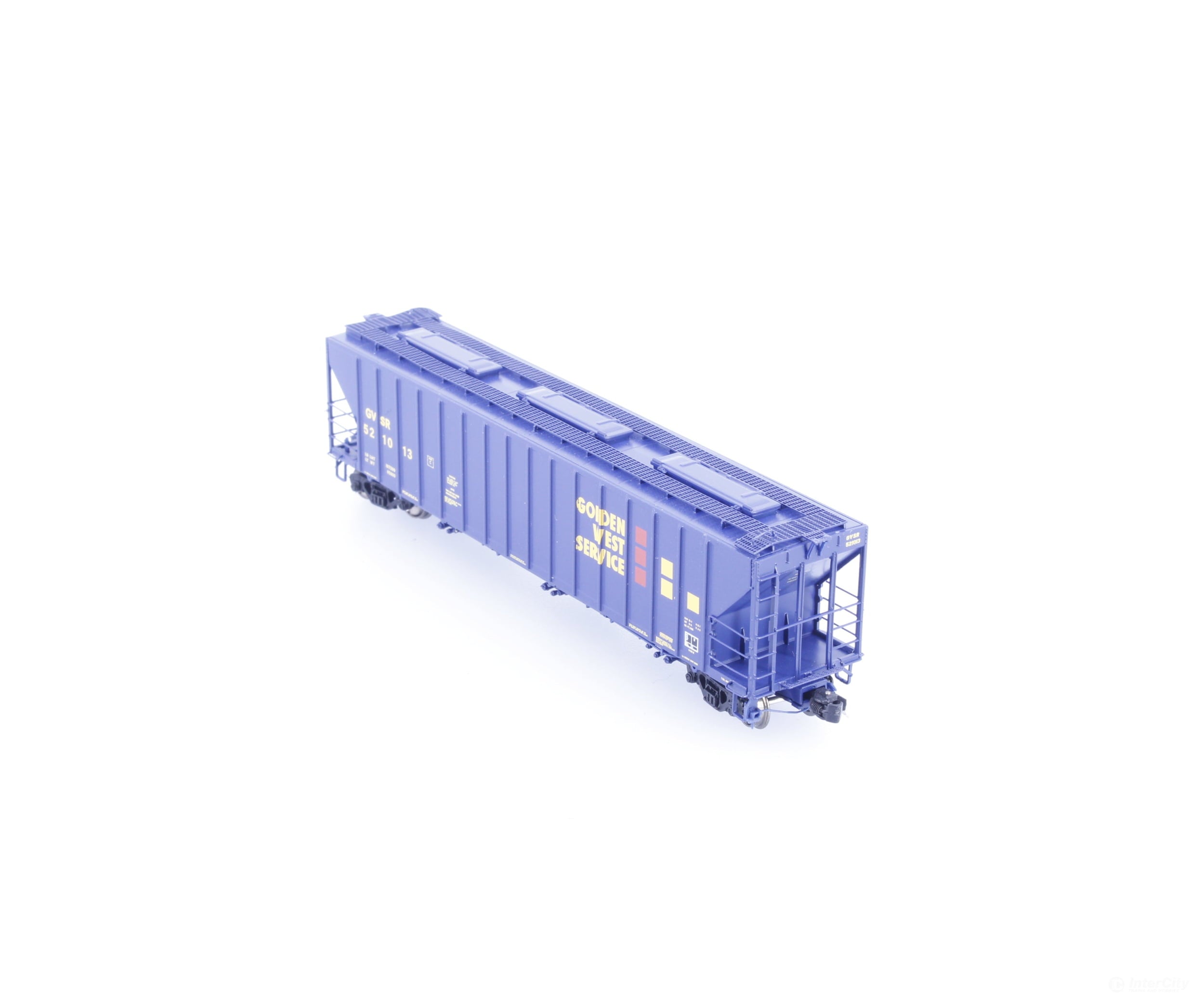 Scale Trains SXT31827 N P-S 4785cf Covered Hopper Golden West Services Galveston Railroad (GVSR) 521013 - Freight Cars
