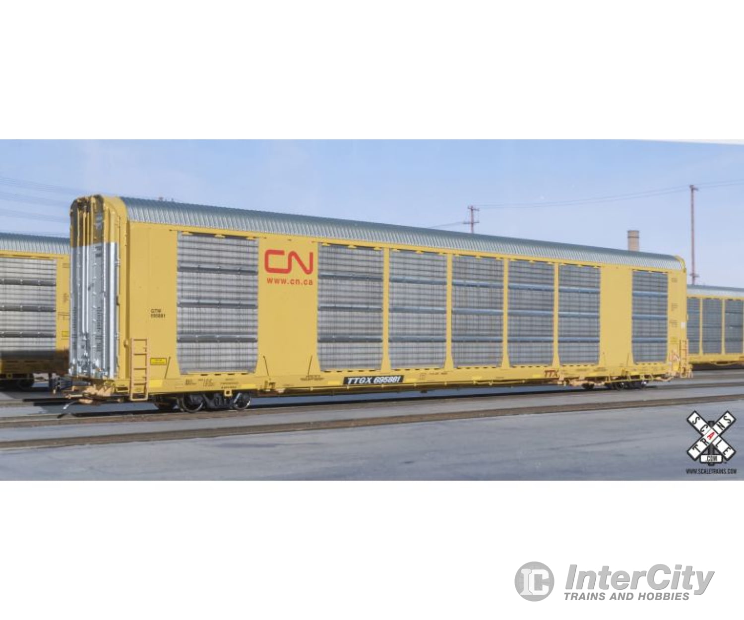 Scale Trains Sxt32135 Gunderson Multi-Max Autorack Canadian National/Red Logo/Ttgx Rd# Ttgx 695889
