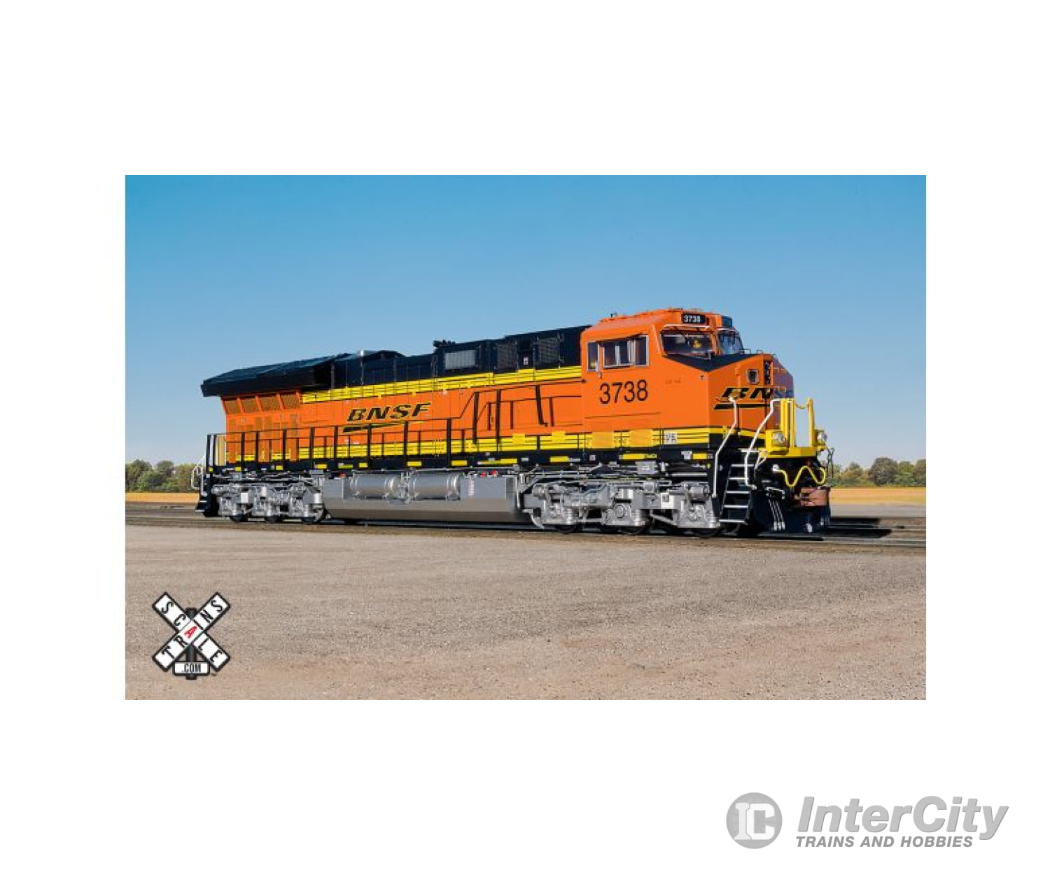 Scale Trains Sxt32615 Burlington Northern Santa Fe Et44C4 Angled Exhaust - Rivet Counter Dcc And