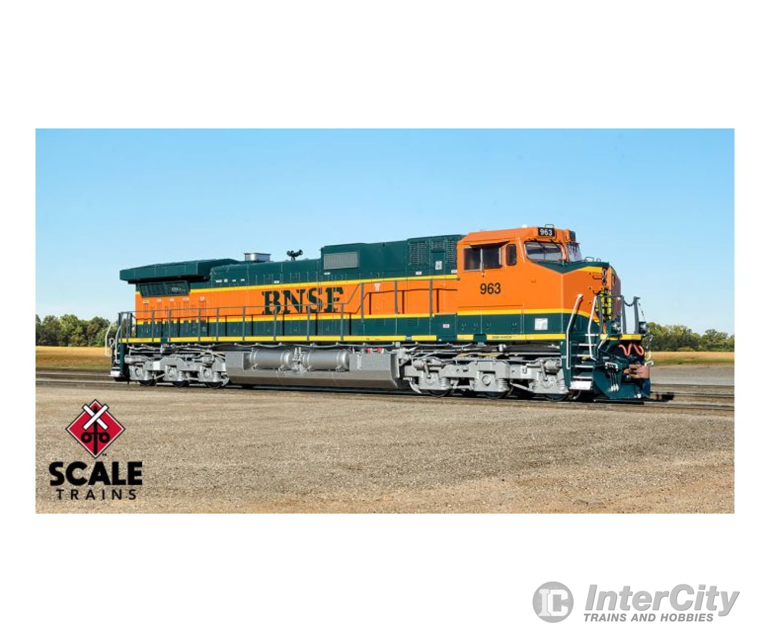 Scale Trains Sxt33440 Rivet Counter Ho Ge Dash-9 Bnsf/Heritage I Dcc & Sound Rd# 963 Locomotives