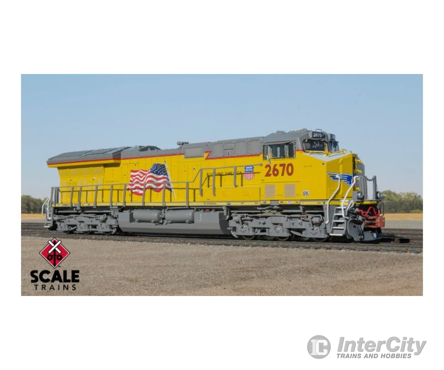 Scale Trains Sxt33664 Rivet Counter N Union Pacific/Building America Et44 #2670 Dcc/Sound