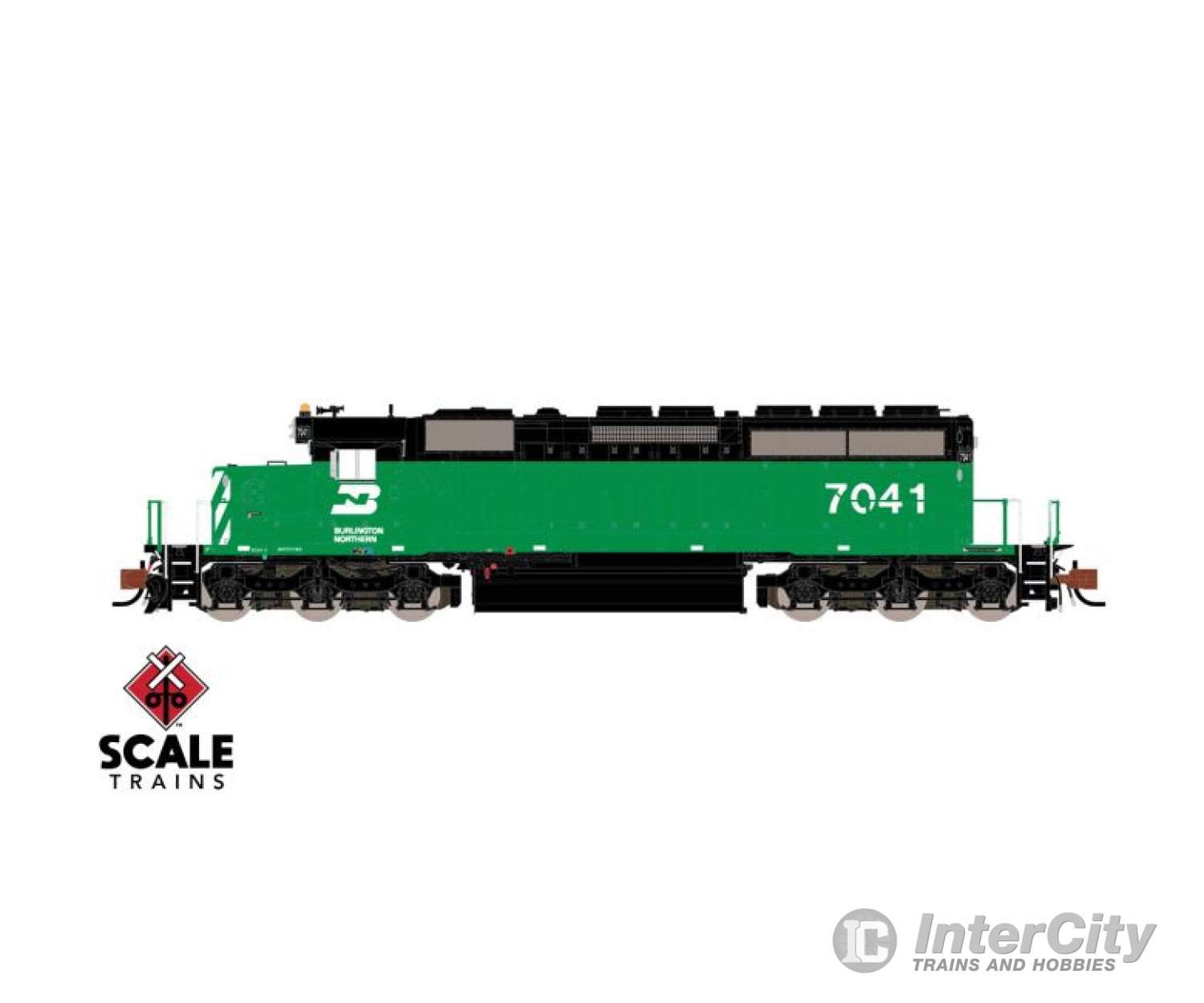 Scale Trains Sxt33783 Rivet Counter N Emd Sd40-2 Bn Burlington Northern #7035 Dcc/Sound Locomotives