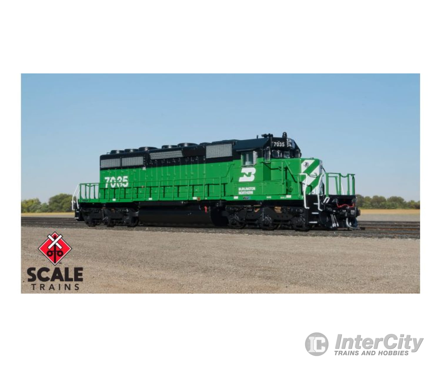 Scale Trains Sxt33783 Rivet Counter N Emd Sd40-2 Bn Burlington Northern #7035 Dcc/Sound Locomotives