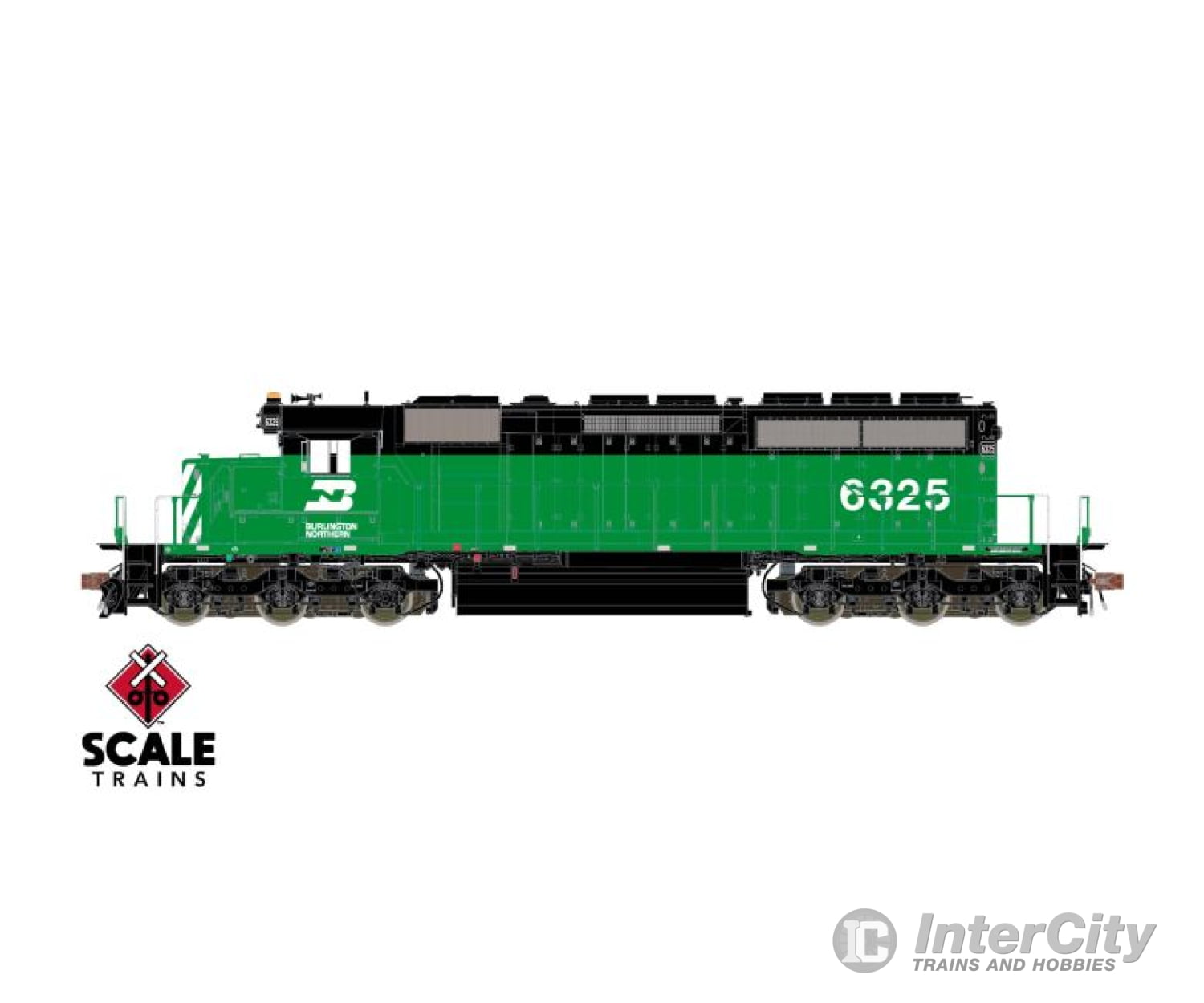 Scale Trains Sxt38781 Rivet Counter Ho Emd Sd40-2 Burlington Northern #6333 As-Delivered Locomotives