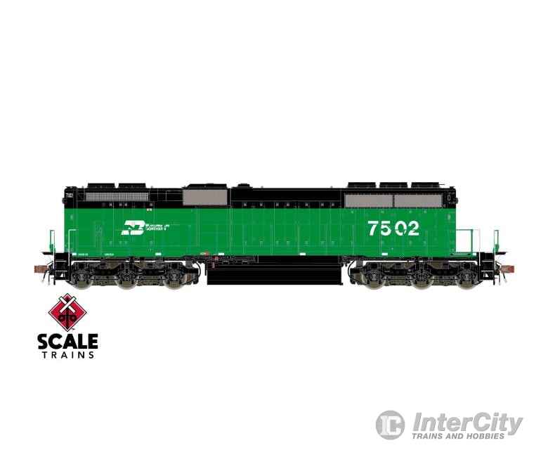 Scale Trains Sxt38789 Rivet Counter Ho Emd Sd40-2B Burlington Northern/As Rebuilt #7502 Locomotives