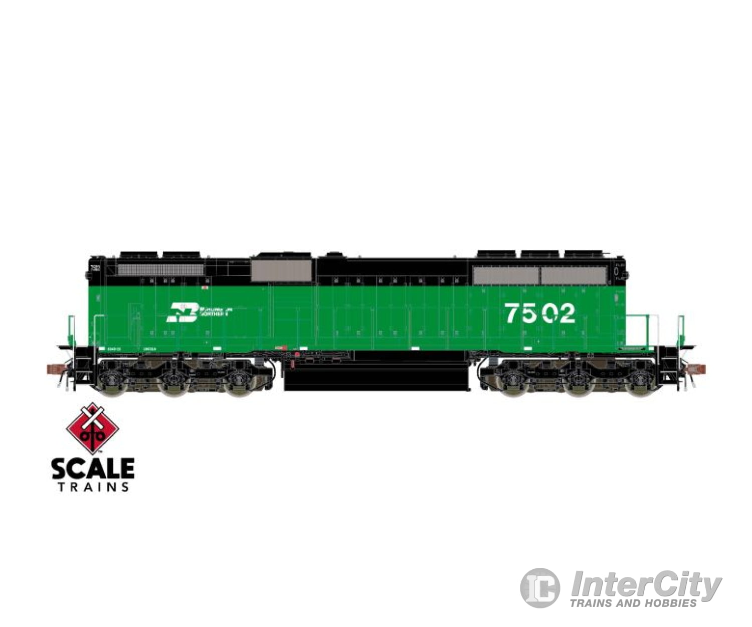 Scale Trains Sxt38789 Rivet Counter Ho Emd Sd40-2B Burlington Northern/As Rebuilt #7502 Locomotives