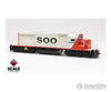 Scale Trains Sxt38833 Rivet Counter Ho Emd Sd40 - 2 Soo Line/Red & White/As Built Locomotives