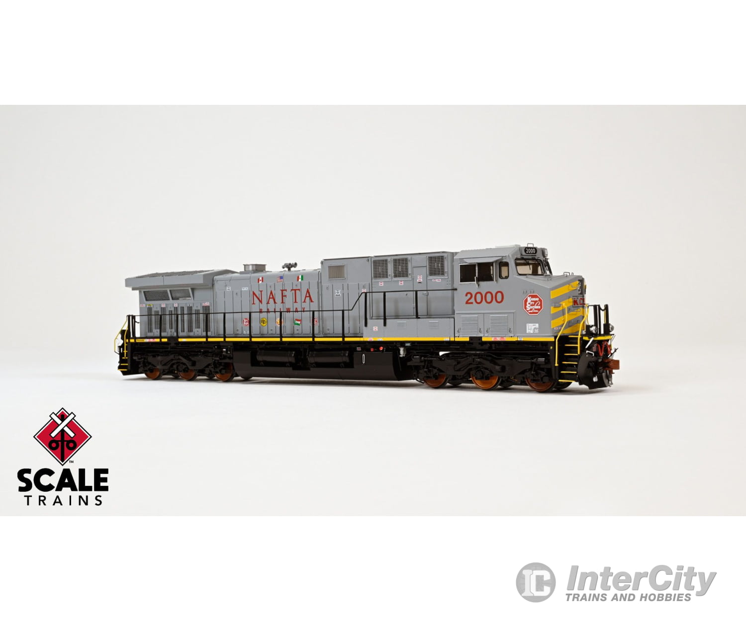 Scale Trains Sxt39643 Ho Rivet Counter Ge Ac4400Cw Kansas City Southern/Nafta #2000 2000 Dcc Sound