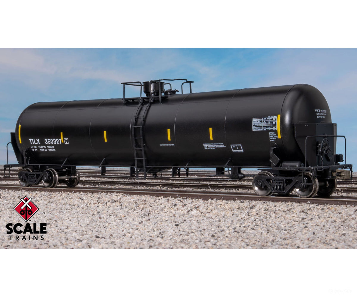 ScaleTrains SXT11488 Operator HO Scale Trinity 31K Tank Car with Head Shields Trinity Leasing/TILX 350467 - Freight Cars