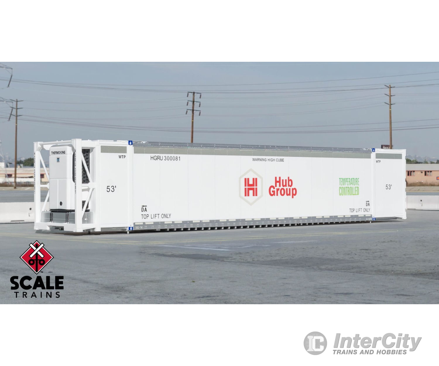 Scaletrains Sxt11729 Operator Ho Scale Cimc 53’ Reefer Container Hub Group/Hgiu 300220