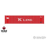 ScaleTrains SXT11840 Operator HO Scale 40’ Square Corrugation Container K Line 2066839 (Single) Freight Loads &