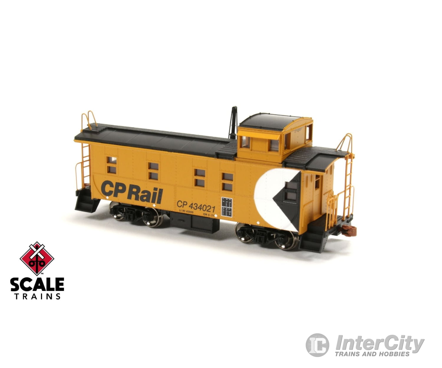 Scaletrains Sxt1272 Ho Kit Classics Steel Cupola Caboose Cp Rail #434021 (Kit) Freight Cars