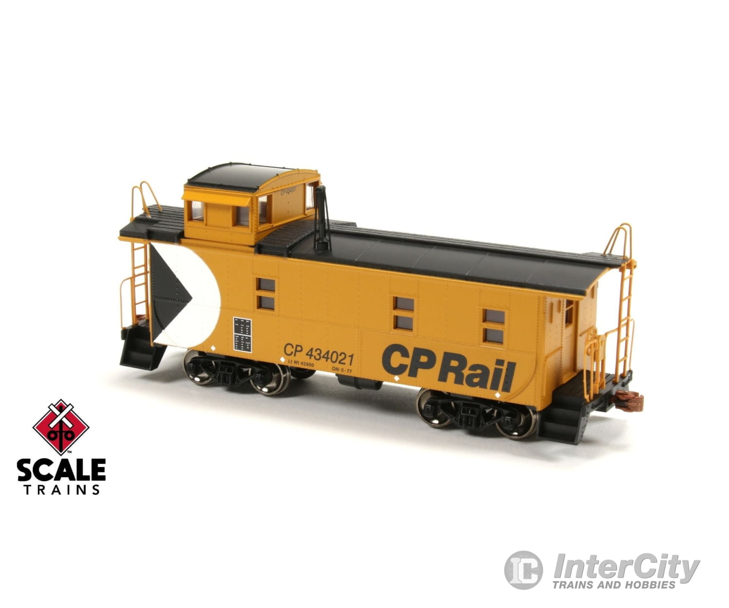 Scaletrains Sxt1273 Ho Kit Classics Steel Cupola Caboose Cp Rail #434033 (Kit) Freight Cars