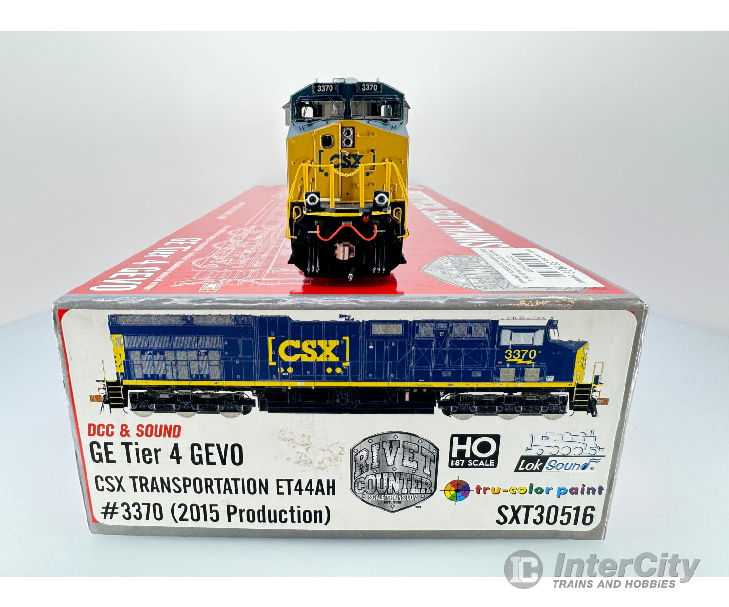 Scaletrains Sxt30516 Ho Et44Ah Ge Tier 4 Gevo 2015 Production Csx 3370 Dcc Loksound Locomotives