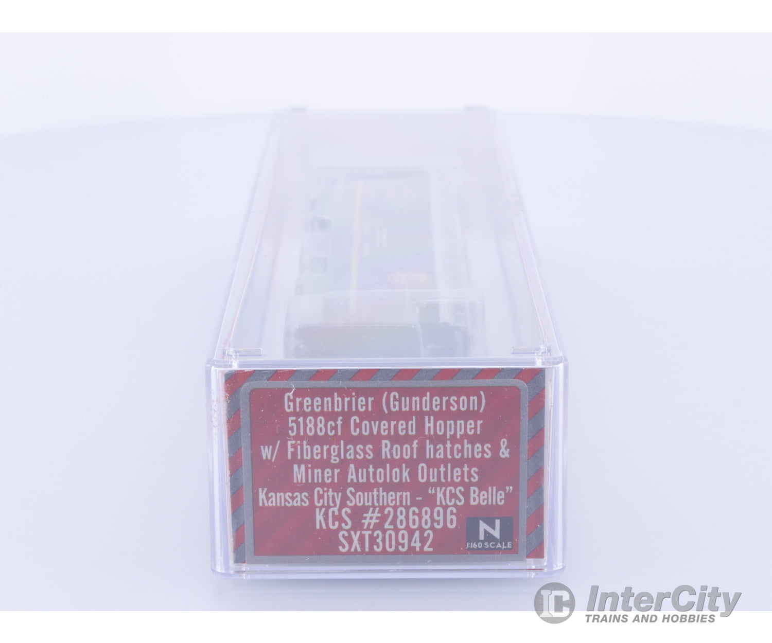 ScaleTrains SXT30942 N Greenbrier (Gunderson) 5188 cf. Covered Hopper w/Fiberglass Roof Hatches & Miner AutoLok II