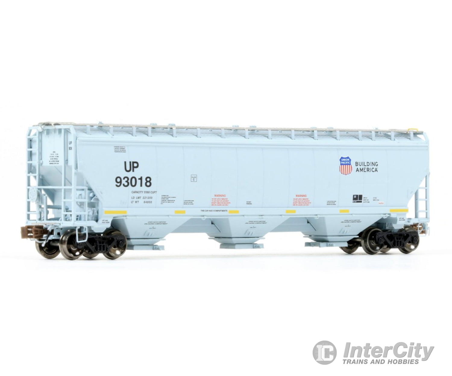 Scaletrains Sxt31428 Greenbrier (Gunderson) 5188 Covered Hopper - N-Scale Union Pacific Rd# 95624