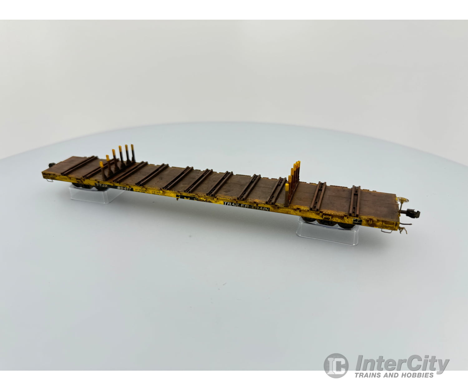 Scaletrains Sxt32230 Ho Bsc F68Bh ’Finger Rack’ Flatcar Trailer Train Ttx Corp. (Ttx) 80417