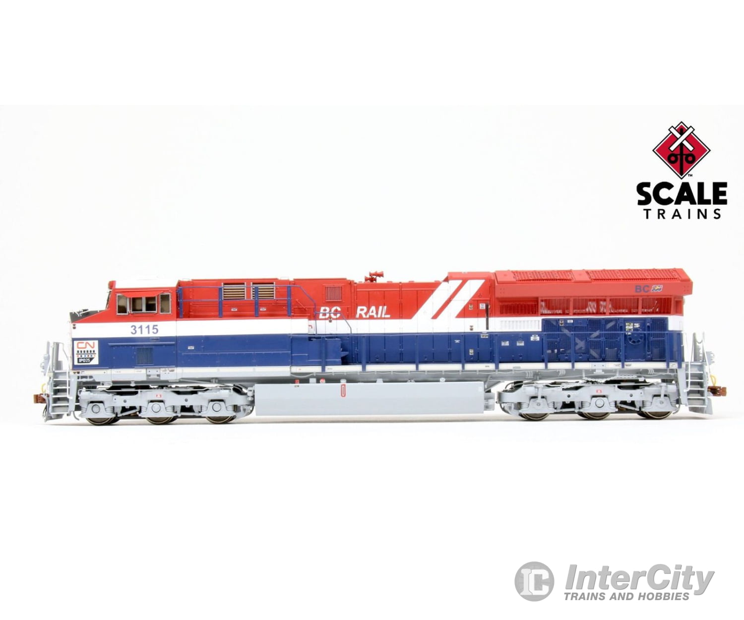 Scaletrains Sxt33185-8 Rivet Counter Ho Scale Ge Et44Ac Gevo Canadian National/Bc Rail Heritage