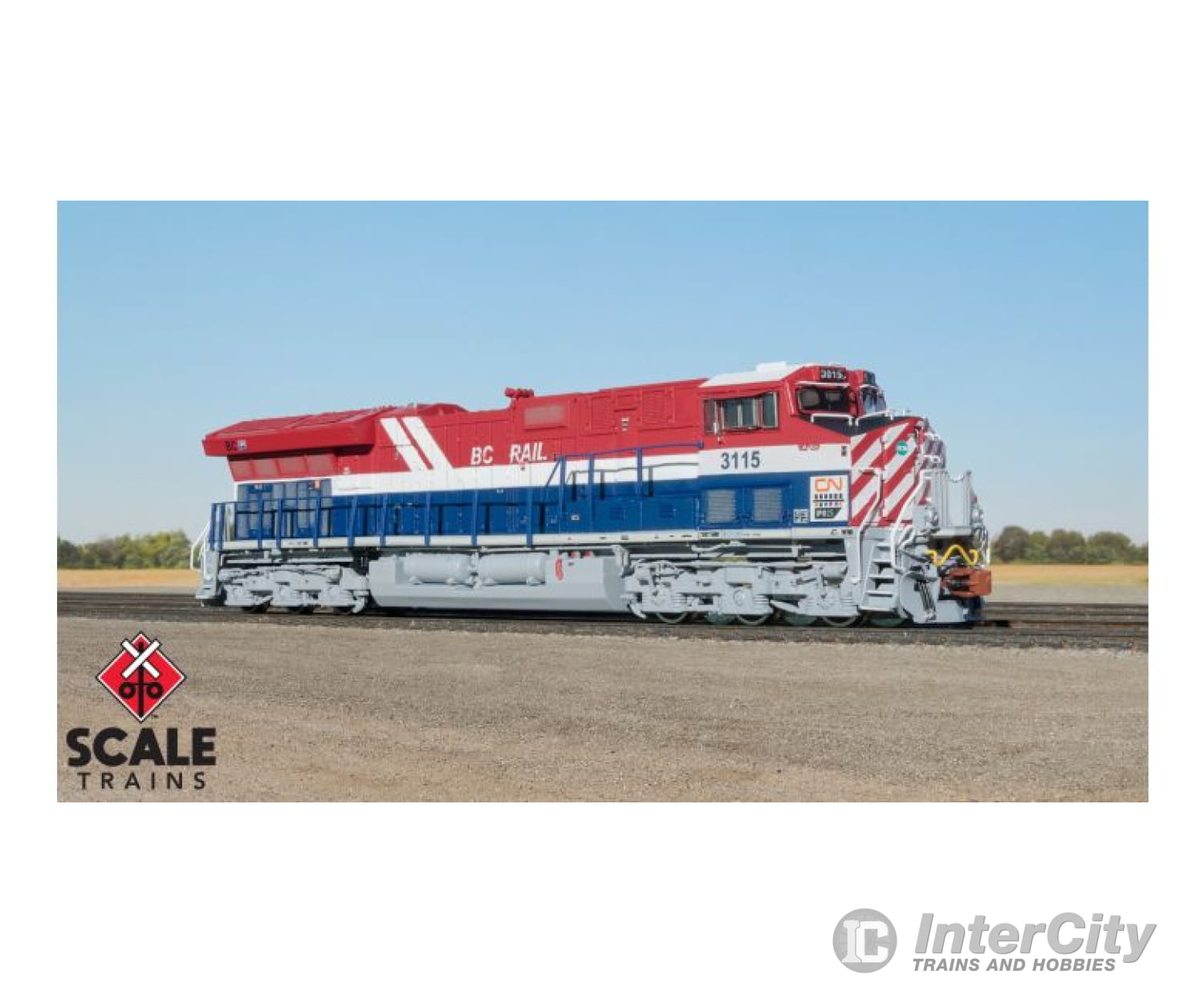 Scaletrains Sxt33642 N-Scale Ge Tier 4 Gevo Rivet Counter Et44 Canadian National/Bc Rail Heritage