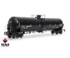 ScaleTrains SXT38227 Rivet Counter HO Scale Trinity 31K Tank Car with Head Shields Trinity Leasing/Black/Crude Oil/TILX