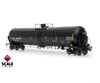 ScaleTrains SXT38228 Rivet Counter HO Scale Trinity 31K Tank Car with Head Shields Trinity Leasing/Black/Crude Oil/TILX