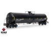 ScaleTrains SXT38234 Rivet Counter HO Scale Trinity 31K Tank Car with Head Shields Trinity Leasing/Black/Crude Oil/TILX