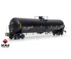 ScaleTrains SXT38235 Rivet Counter HO Scale Trinity 31K Tank Car with Head Shields Trinity Leasing/Black/Diesel