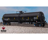 ScaleTrains SXT38235 Rivet Counter HO Scale Trinity 31K Tank Car with Head Shields Trinity Leasing/Black/Diesel
