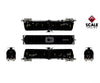 ScaleTrains SXT38237 Rivet Counter HO Scale Trinity 31K Tank Car with Head Shields Trinity Leasing/Black/Diesel