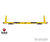 Scaletrains Sxt38970 N Rivet Counter Bsc F68Ah Bulkhead Flatcar Trailer Train/Tt Logo/Yellow/Ttpx