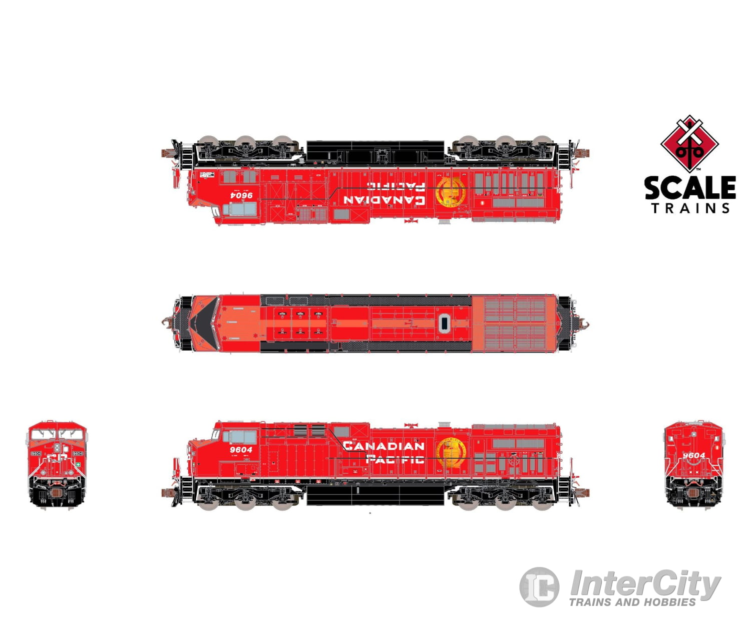 Scale Trains Sxt39089 Rivet Counter N Ge Ac4400Cw Canadian Pacific/Beaver #9604 Dcc & Sound