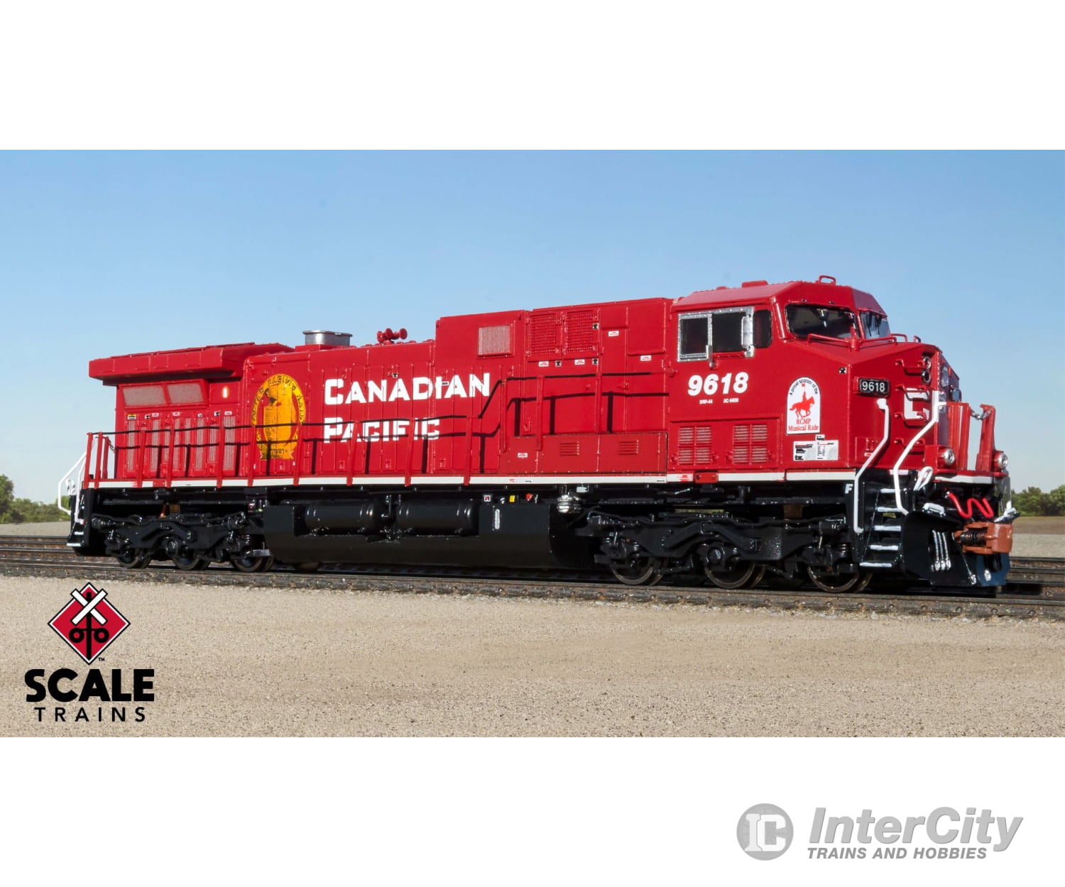 Scale Trains Sxt39099 Rivet Counter N Ge Ac4400Cw Canadian Pacific/Beaver/Rcmp Musical Ride #9618