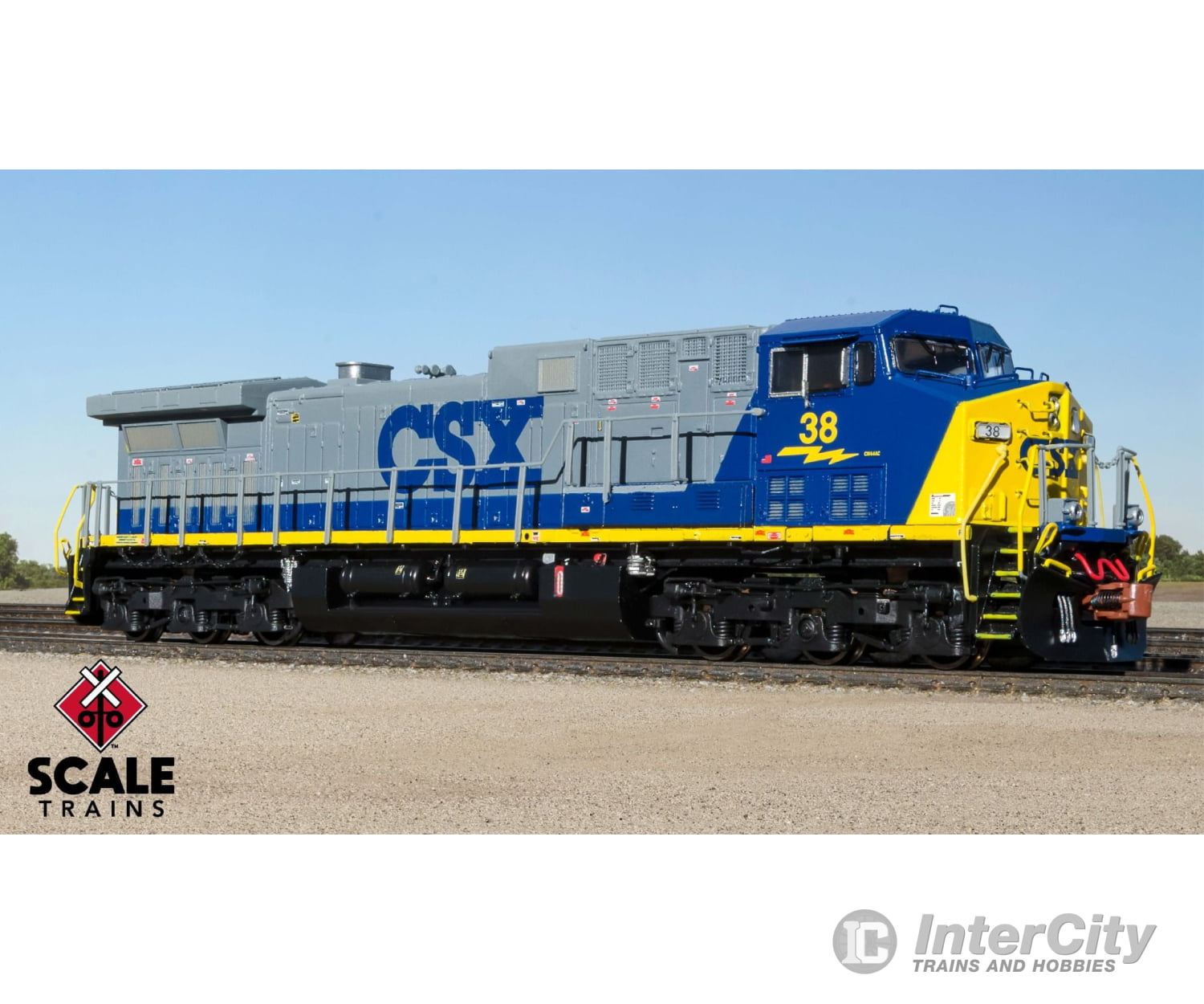 Scale Trains Sxt39101 Rivet Counter N Ge Ac4400Cw Csx #38 Yn2 Scheme Dcc & Sound (Copy) Locomotives