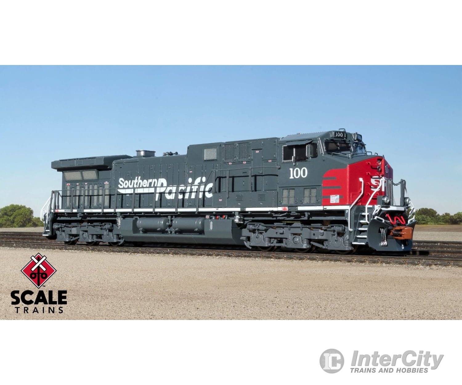Scale Trains Sxt39127 Rivet Counter N Ge Ac4400Cw Southern Pacific #100 Dcc & Sound Locomotives