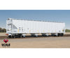 ScaleTrains SXT39458 Rivet Counter HO Scale Pullman-Standard 5820 Covered Hopper Entec Polymers/RDIX/White/Conspicuity