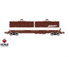 ScaleTrains SXT39471 Rivet Counter N Scale Thrall 48’ 2-Hood Coil Steel Car BNSF/Circle-Cross Body/Wedge Hoods 534219