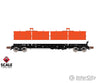 ScaleTrains SXT39478 Rivet Counter N Scale Thrall 48’ 2-Hood Coil Steel Car Elgin Joliet & Eastern/Black Carbody/Orange