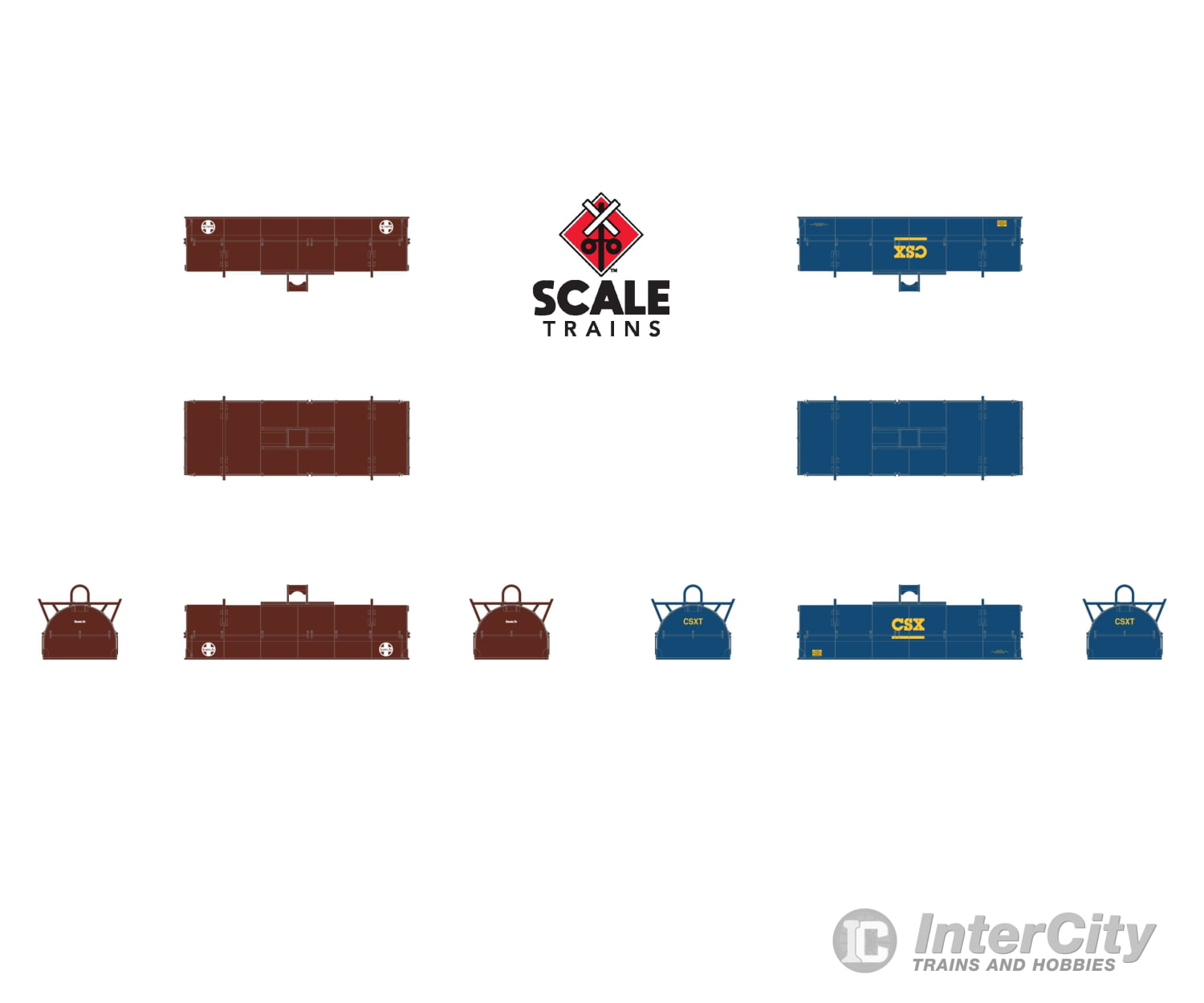 ScaleTrains SXT39494 Rivet Counter N Scale Thrall 48’ 2-Hood Coil Steel Car CHTT/Distressed/ATSF and CSX Hoods 100639