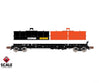 ScaleTrains SXT39495 Rivet Counter N Scale Thrall 48’ 2-Hood Coil Steel Car Elgin Joliet & Eastern/Black Carbody/EJ&E