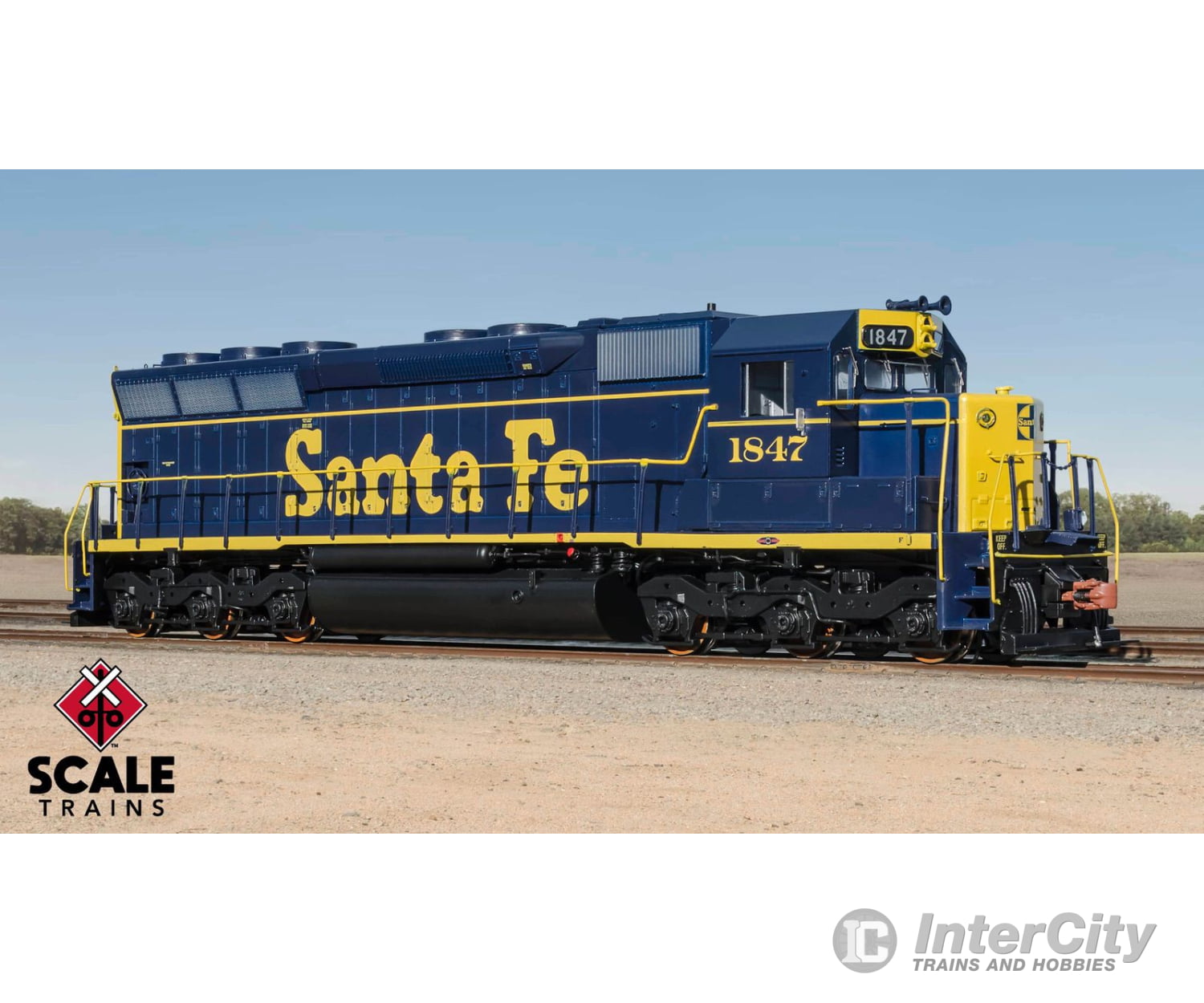 Scaletrains Sxt39703 Rivet Counter Ho Scale Emd Sd45 Phase Ib1 Santa Fe/As Delivered/Pinstripe 1847