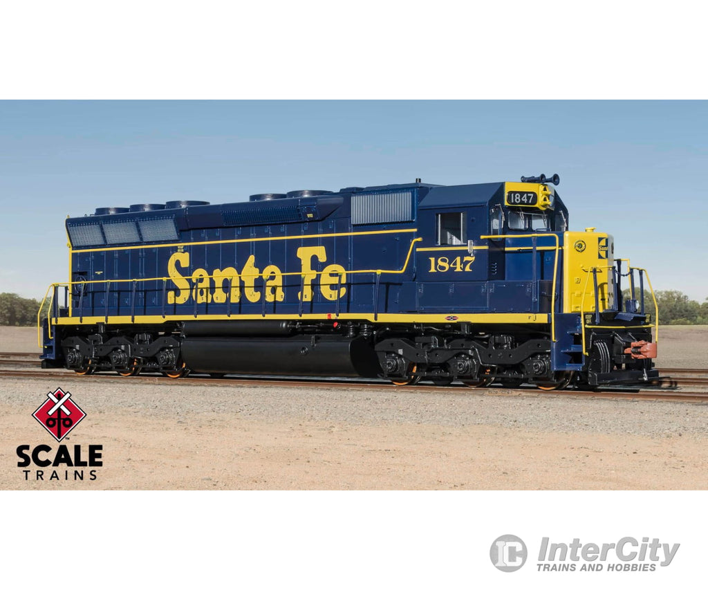 Scaletrains Sxt39703 Rivet Counter Ho Scale Emd Sd45 Phase Ib1 Santa Fe/As Delivered/Pinstripe 1847