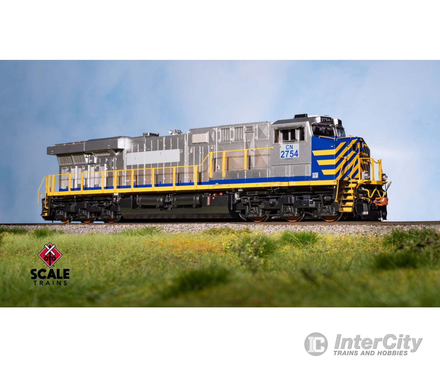 ScaleTrains SXT39919 Rivet Counter HO Scale ES44AC Canadian National/ex-CitiRail Patched 2754 DCC & Sound Equipped