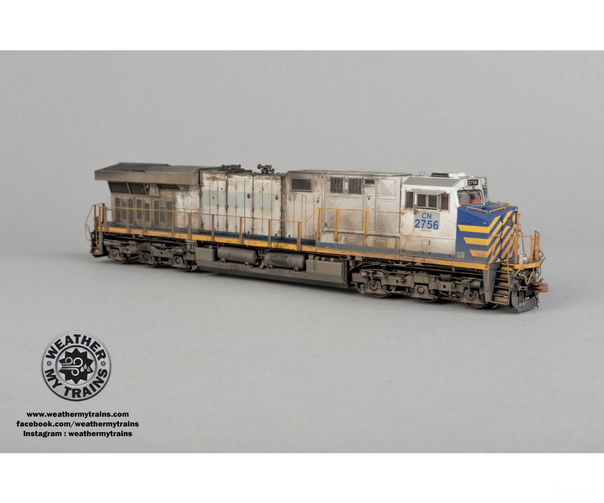 ScaleTrains SXT39921 Rivet Counter HO Scale ES44AC Canadian National/ex-CitiRail Patched 2756 DCC & Sound Equipped-