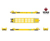 ScaleTrains SXT40079 Rivet Counter HypoTypical HO Scale Pullman-Standard Trinity Backpacker Well Car Set with