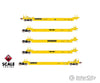 ScaleTrains SXT40080 Rivet Counter HO Scale Pullman-Standard Trinity Backpacker Well Car Set (5) Trailer