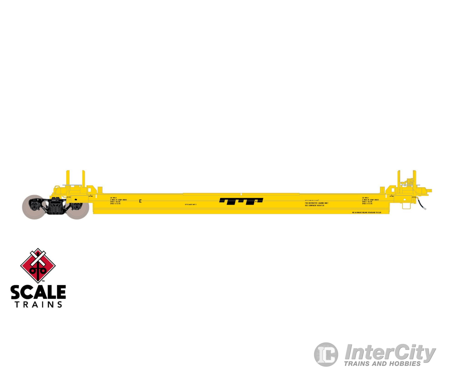 ScaleTrains SXT40080 Rivet Counter HO Scale Pullman-Standard Trinity Backpacker Well Car Set (5) Trailer