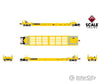 ScaleTrains SXT40085 Rivet Counter HO Scale Pullman-Standard Trinity Backpacker Well Car Set (5) Trailer Train/Speed